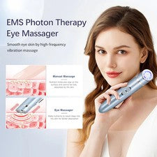 Masajeador LED Antiarrugas Cuidado Multifuncional Rostro y Ojos Piel Belleza Herramienta 2026