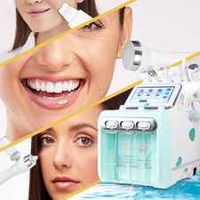 Máquina de hidrodermoabrasión 6 en 1 limpieza de la piel levantamiento de la piel cuidado facial salón