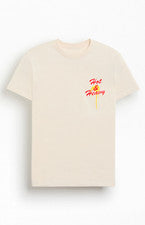 Camiseta Because Weekend para hombre Hot & Heavy Glizzies NY, estilo #0097603260490, talla XL