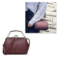 Mujeres Retro PU Bolsa Bolso de Hombro Bandolera Bolso de Noche Bolso de Mano Damas