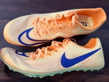 Nuevo Nike Zoom Ja Fly V4 Track Spike para hombre talla 11,5 dorado azul