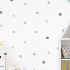 Pegatinas de Pared para Salón Lunares Colores Hogar Hogar Decorativas