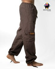 Pantalones boho de algodón. Pantalones estilo hippie.