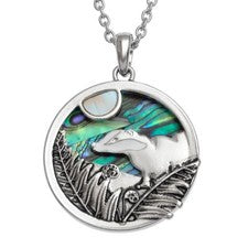 Colgante de joyería de moda de marea tejón iluminado por la luna
