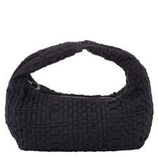 Bolso Maria La Rosa Renacimiento Cinta Tejida Asa Superior WBS24.9 MLR-NEGRO
