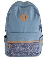 Mochila Approach Fashion In My Way Bolso de Hombro de Cuero de Lona con Gráficos