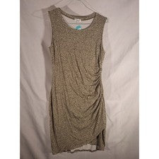 Vestido ceñido al cuerpo tejido acanalado AVLN Studio Lane verde oliva S sin mangas