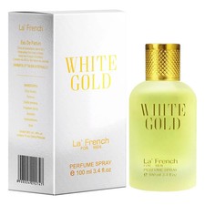 Perfume La French Oro Blanco para Hombre 100ml Premium Larga Duración Lujo