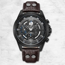 Police Cuero Reloj Hombre Cronógrafo Pulsera Marrón Oscuro Police UPOF0004602