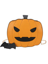Bolso Bandolera Jack-o'-Lantern Calabaza Estilo Retro Nuevo sin Etiquetas (Defectuoso) | Lindo Halloween