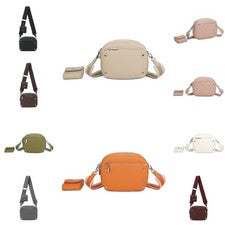 Bolso Bandolera de Moda para Mujer Bolsa para Monedas Correa de Lona Ajustable Bolso de Mano Nuevo