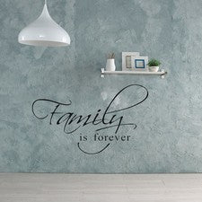 Calcomanía de pared inspiradora con letras cita decoración del hogar calcomanías calcomanías calcomanía familiar