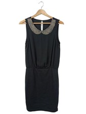 Zara Cocktailkleid Damen Elegant Schwarz Größe 38 Polyester
