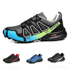 Zapatos de senderismo impermeables para hombre Entrenadores al aire libre Zapatos de escalada con cordones Mujeres Trekk