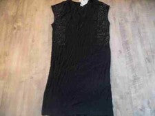 Vestido SAINT TROPEZ chices negro con pedrería talla M NUEVO ZC117
