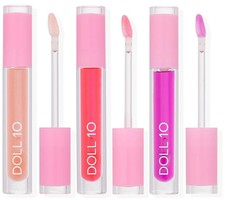 Muñeca 10 Perfect Pout HydraPlump Lip Water Gloss Trio A648928 NUEVO