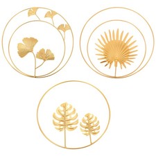 3 Piezas Decoración de Pared para Sala de Estar Decoración del Hogar Decoración de Balcón Decoraciones Elegantes