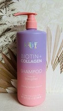 SJ Hair Care Xpert ~ Champú fortalecedor de biotina y colágeno 32 fl oz