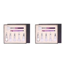 2 juegos de herramientas faciales de cepillo para el cuidado de la piel belleza aplicador de mascarilla facial