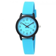 Reloj deportivo Ravel de silicona azul para niñas y niños R1813.6