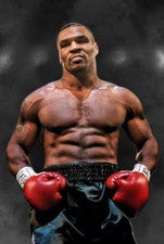 Póster impreso decoración pared gimnasio boxeo Mike Tyson
