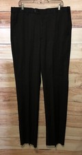 Pantalones Winthrop & Church Para Hombre Talla 38R Carbón 100% Lana Estilo 402T Nuevos con Etiquetas LBB76