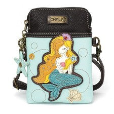TELÉFONO CELULAR MERMAID A OCEAN BEACH MARINO BANDOLERA AZUL CHALA