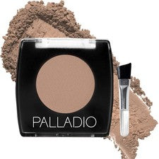 Palladio Polvo para Cejas, Suave y Natural 2,3 g (Pack de 1), Taupe