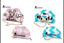 Bolso de hombro grande de lona tokidoki correa de cadena dorada Kawaii Donutella mozzarella