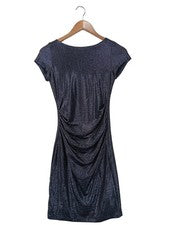SWING Sommerkleid dunkelblau Kurzarm Elegant Gr. 34