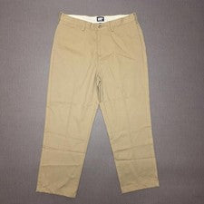 Pantalones/Pantalones Lands End Para Hombre Inteligentes Informales Estilo Chino - 34 - Beige