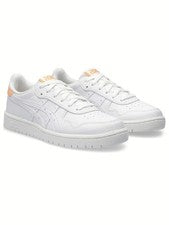 Zapatillas de deporte para mujer ASICS Japan S - Reino Unido 5,5 y 6 - blancas/naranja