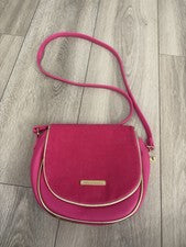 Bandolera Mini Bolso Pequeño Vintage Juicy Couture Y2K Terciopelo Imitación Cuero Rosa