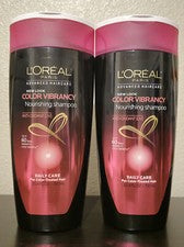 LOTE DE 2 - CHAMPÚ NUTRITIVO LOREAL COLOR VITALIDAD 25,4 OZ *DESCONTINUADO