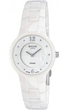 Boccia Titanium 3200-03 Reloj De Mujer Cerámica Blanco Zafiro Ø27mm