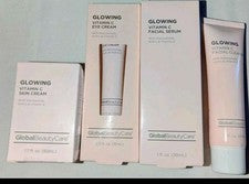 Global Beauty Care 4 piezas suero brillante vitamina C limpiador ojos piel