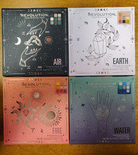Paquete de 4: Sombra de ojos Revolution Beauty Fantasy aire/tierra/fuego/agua *ELIGE* R5P2