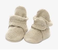 Botín Zutano Cozie polar caqui beige infantil talla 3M