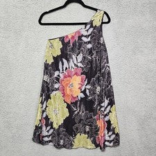 Vestido Paris Sunday para mujer talla XS floral elástico con un hombro nuevo con etiquetas
