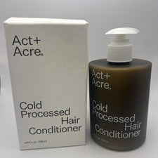NUEVO Acondicionador de cabello Act + Acre - 10 oz - Cuidado del cabello procesado en frío - Todo el cabello