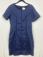 Vestido vaina Moon azul negro para mujer nuevo con etiquetas - talla grande - manga corta (55)