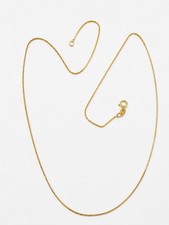 Collana Catenina Veneziana in ORO GIALLO 45CM Lucida ORO 18 KT 750% List. 315€