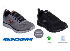 Skechers Track Leshur VEGANO Lavable a Máquina Ajustable Encaje Entrenador Espuma con Memoria