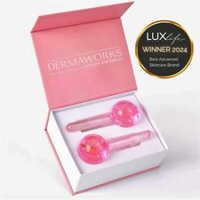 Globos de hielo para la cara - Masajeador facial Rodillo de hielo Cuidado de la piel Set de regalo para mujer