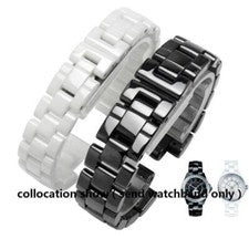 Correa de reloj pulsera de cerámica para Chanel J12 16-19 mm pulsera hombre/mujer