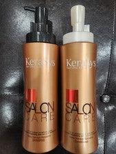 KERASYS SISTEMA DE CLÍNICA CAPILAR CUIDADO SALÓN CHAMPÚ Y ACONDICIONADOR RECUPERACIÓN DE DAÑOS PROFUNDOS