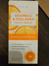 Suero facial Skin 2.0 vitamina C y colágeno ilumina y suaviza 1.69 flOz nuevo🎁