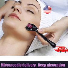 Rodillo profesional de 0,25 mm, herramienta de masaje facial de titanio 540 para el cuidado de la piel y la belleza