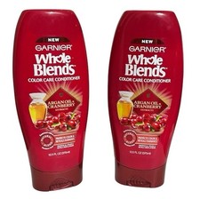 Paquete de 2 acondicionadores para el cuidado del color y arándano de aceite de argán integrales GARNIER Nuevo de Lote A