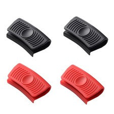 Soporte de mango de silicona resistente al horno de 2 piezas para sartén wok - hasta 250C de temperatura